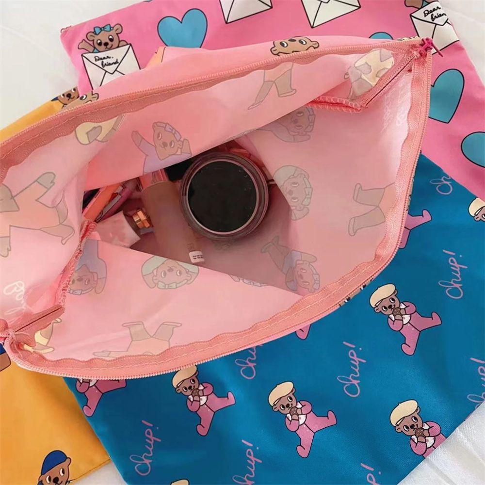 Cute Kawaii Makeup Bag Bear Pa - Stationery recension och pris