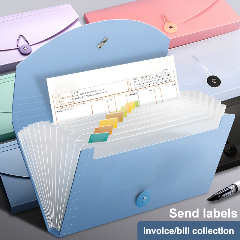 ✰✪13 Pockets Expanding File Fo - Expandable Accordion File Folder 13 Pockets recension och pris