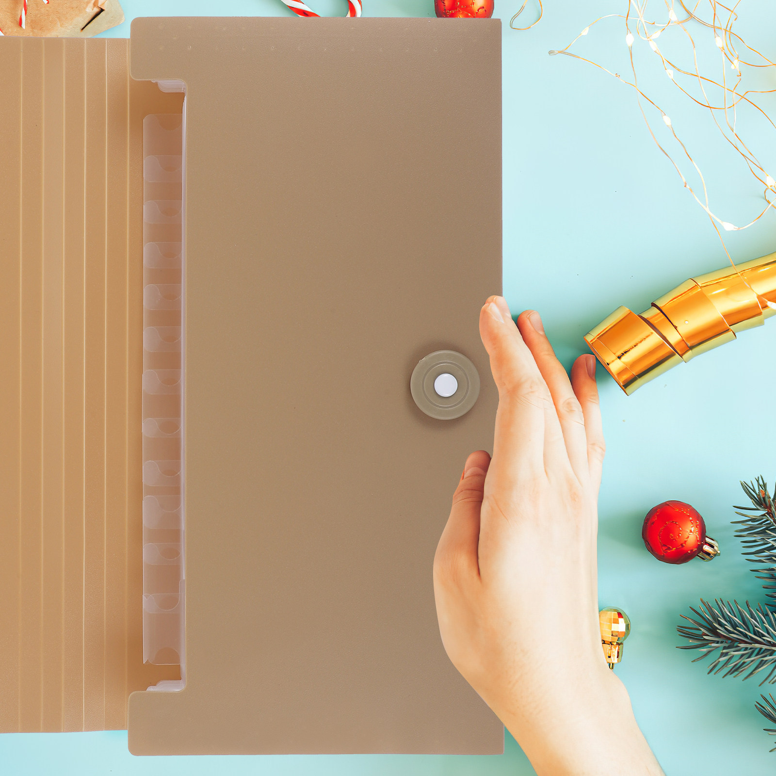 13 Pockets Expanding File Fold - Expandable Accordion File Folder 13 Pockets recension och pris